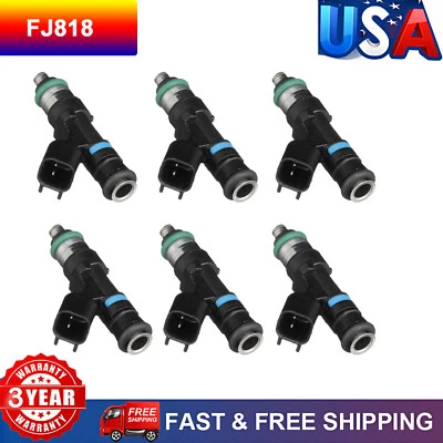 6 X Inyectores de combustible para Mercury Mountaineer 4,0 L V6 2006 2007 2008 2009 2010 Foto 1 de 4
