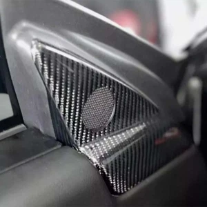 Real Carbon Fiber A Pillar Speaker Panel Cover for RHD/LHD Maserati GT 2008-2016 - Picture 1 of 8