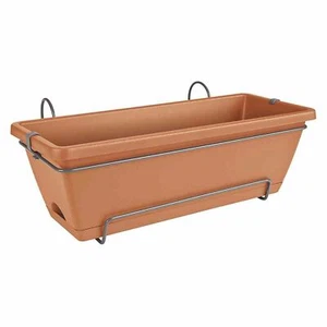 Barcelona All-In-1 tonrot 50cm Pflanzkästen Pflanzkübel Blumen Kübel Terrasse - Bild 1 von 1