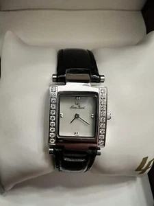 Lucien Piccard 26365MP Swiss Made Sapphire Crystal Diamond Bezel Ladies Watch - Picture 1 of 10