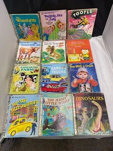 Lot Of 20 Vtg Little Golden Hardcover Children’s Books 1960’s-1990’s Collector - Picture 1 of 7