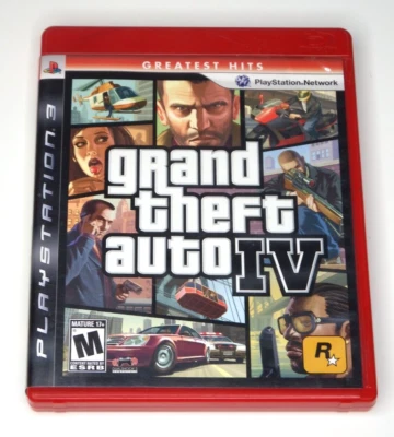 Grand Theft Auto IV (Sony Playstation 3, 2008) PS3, Complete w/map & manual, GTA - Image 1 of 3
