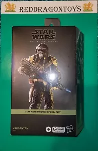 STAR WARS 6" SERIE NEGRA LIBRO DE BOBA FETT KRRSANTAN FIGURA SELLADA CHEWBACCA - Imagen 1 de 1