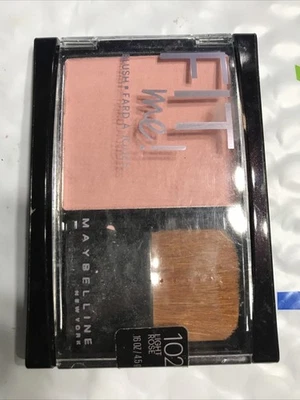 MAYBELLINE Fit Me Blush 102 LIGHT ROSE unsealed NWOB - Image 1 of 2