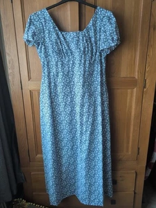 Regency Austen Bridgerton Dress Costume Size 16 - Picture 1 of 4