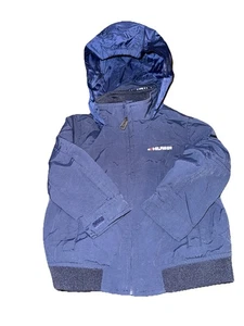 Tommy Hilfiger Boys Full Zip Up Hooded Navy Blue Jacket 18 Month Boy - Picture 1 of 12