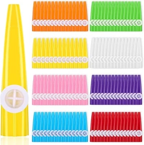 144 Pcs Plastic Kazoo Bulk for Kids Adults Musical Instruments with Kazoo... - Picture 1 of 7