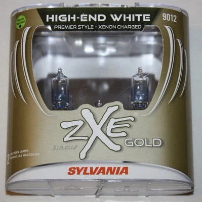 SYLVANIA 9012 SilverStar zXe GOLD High Performance Halogen Headlight Bulbs NEW - Image 1 of 4
