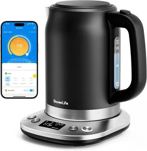 Smart Electric Kettle Temperature Control, Wifi Electric Tea Kettle with Alexa C - Picture 1 of 9