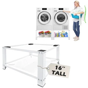 Laundry Pedestal 16" Height Universal Fit 710lbs Capacity, Washing Machine Ba... - Picture 1 of 6