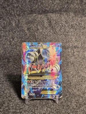 Pokemon TCG M Mewtwo EX Full Art Ultra Rare Holo Card 159/162 Breakthrough HPdmg - Image 1 of 2