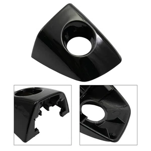 Black-Front-Left Exterior Door Handle Cap Lock Hole Cover For  A6 C7 2012-18 - Picture 1 of 19