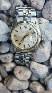 Reloj automático Rolex Datejust 1601 vintage esfera plateada para hombre 1971 - Imagen 1 de 24