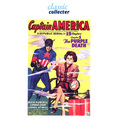 Captain America 1944 Classic Superhero Serial 15 Chapters on DVD - Image 1 of 4