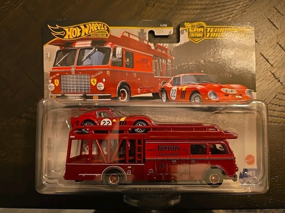 Camión Hot Wheels Ferrari Team Transport 250GTO Fiat 642 Bartoletti Foto 1 de 1