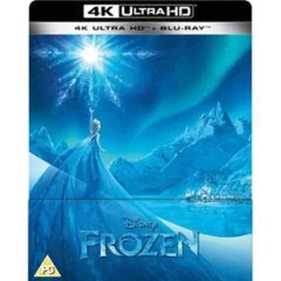 Walt Disney Frozen Limited Edition Animated  Steelbook 4K Ultra HD + Blu-Ray New - Image 1 of 4