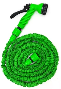 Gartenschlauch Flexibler Wasserschlauch Schlauch Flexi Hose 7,5m lang+ Duschkopf - Bild 1 von 9
