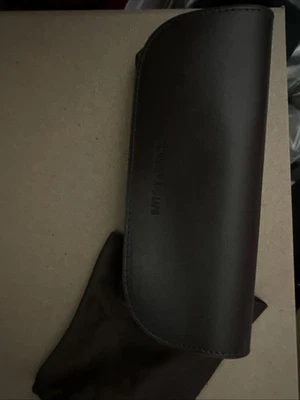 Giorgio Armani Leather Small Brown Leather Eyeglass Case - Image 1 of 2