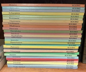 DINOSAURS Kids Educational Hardcover Books by  ROURKE (Lot Of 28) - Imagen 1 de 1
