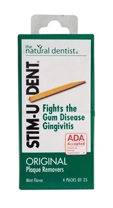 Stim-U-Dent Plaque Entferner 6 Packungen à 4x25 Plektren/Pack 600 Plektren - Minzgeschmack... - Bild 1 von 3
