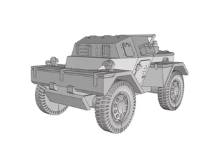 3D Printed Model 1/72 British Daimler-Dingo-Mk2 Unpainted Model Kit New - Picture 1 of 1