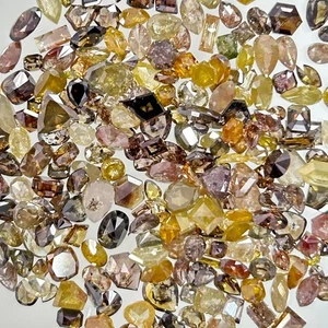 3CT+ (da 15 a 20 pezzi) naturale multicolore forma fantasia diamante sciolto forma vera mix - Foto 1 di 10