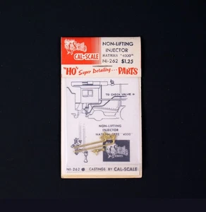 Inyector de elevación nominal NI-262 parte escala HO Cal-Scale Nathan 4000, motor de vapor - Imagen 1 de 2