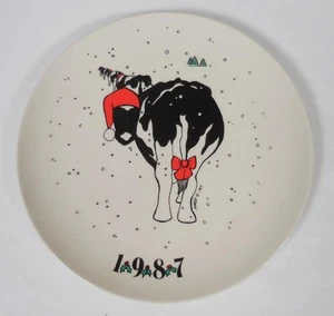 Plato Margo Christmas Cow 10" 1987, Bristol Myers Animal Health - Imagen 1 de 6