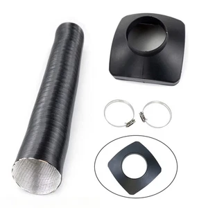 5KW 75MM Air Outlet Vent Cover with 100CM Vent Duct for Diesel Heaters - Picture 1 of 8
