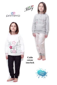 Pijama Niña de Invierno Algodón Cálido Interlock Primero T. Desde 3 Ai 10 Años - Bild 1 von 2