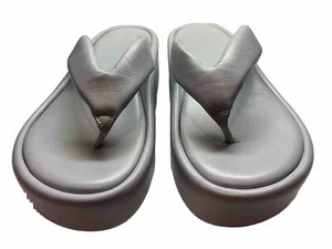 Balenciaga Rise Thong Platform Slide Sandal in Ash Blue Size EU 38 US 7.5 NEW - Picture 1 of 8