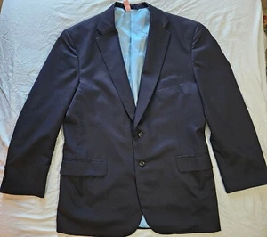 Tom James Blazer 40L ? Custom Navy Wool Sport Coat For Tino Martinez Yankees - Picture 1 of 21