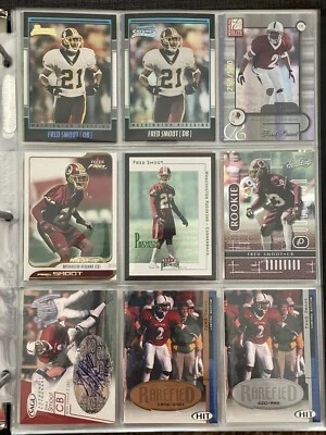 (21) FRED SMOOT Card Collection Lot Washington Redskins Commanders Bulldogs - Image 1 of 4