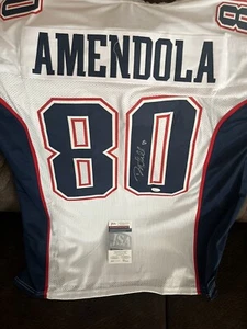 Danny Amendola Autographed Signed White Custom Jersey Patriots JSA Witness COA - Picture 1 of 3