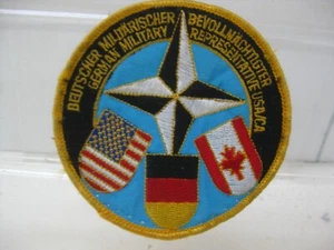 GERMAN MILITARY PATCH sew on fabric DEUTSCHER MILITARISCHER representative USA - Picture 1 of 7