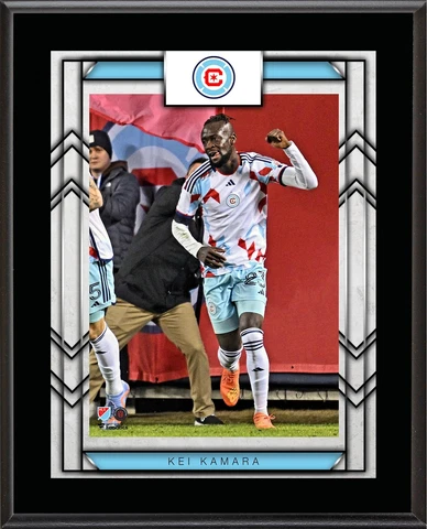 Kei Kamara Chicago Fire 10.5" x 13" Sublimated Player Plaque Cover