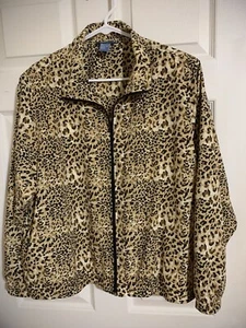 Napa Valley Sport LARGE Animal Print Lined Jacket - Picture 1 of 6