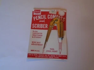 Sears Bleistift Kompass und Scriber Vintage Made in USA Vintage 3767 Comanion - Bild 1 von 4