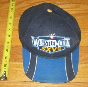2011 WWF WWE Wrestlemania 27 Event Wrestling Baseball Hat Atlanta - Bild 1 von 3