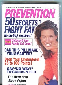 Prevention Magazine November 1999 Fight Fat EX No ML 051817nonjhe2 - Imagen 1 de 1