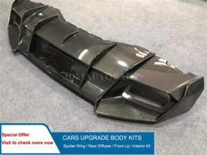Carbon Fiber Side Rear Diffuser Bumpers for Lp580 Lp610 Msy Style - Picture 1 of 6