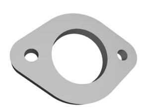 1.75 Inch, 2 Bolt,3/8 Inch Weldable Universal Exhaust Flange STAINLESS STEEL Set - Picture 1 of 2