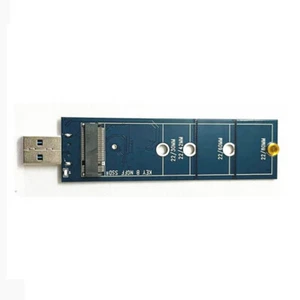 M.2(NGFF) SATA SSD Drive B-Key To USB 3.0 Mobile Storage Adapter Card Reader - Picture 1 of 5