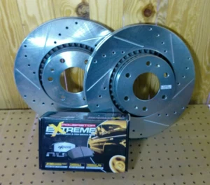 Power stop Front Disc Brake and Pad Kit #K2061-36 *see description for fit* - Picture 1 of 4