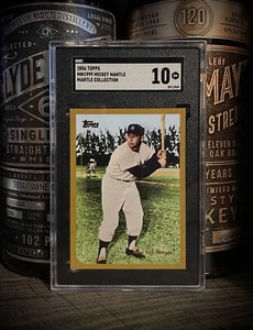 Mickey Mantle SGC 10 Perfect GEM MINT Pop 1 Topps 2006 99 Style MM - Picture 1 of 3