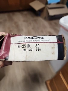 Sealed Power E251K30 SBC Chevy 350 383 Moly Piston Rings 4.030" Bore Small Block - Picture 1 of 4
