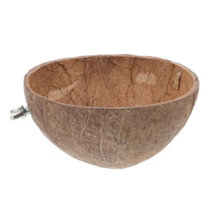 Coconut Shell Bird Nest Natural Shells Hut Breeding for Parakeets - Zdjęcie 1 z 12