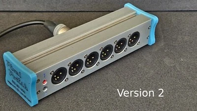 UPDATED! Ultra-Compact XLR Splitter (1x12) for Telex/RTS Intercom w/ power LED's