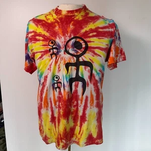 Camiseta De Colección Para Hombres L Derroque Nueva Construcción Tie Dye 80s 90s Industrial Goth Band - Imagen 1 de 7