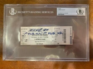 Jarred Kelenic signed 1st MLB Hit / 1st HR Home Run Mariners Ticket 5/14/21 - Picture 1 of 2